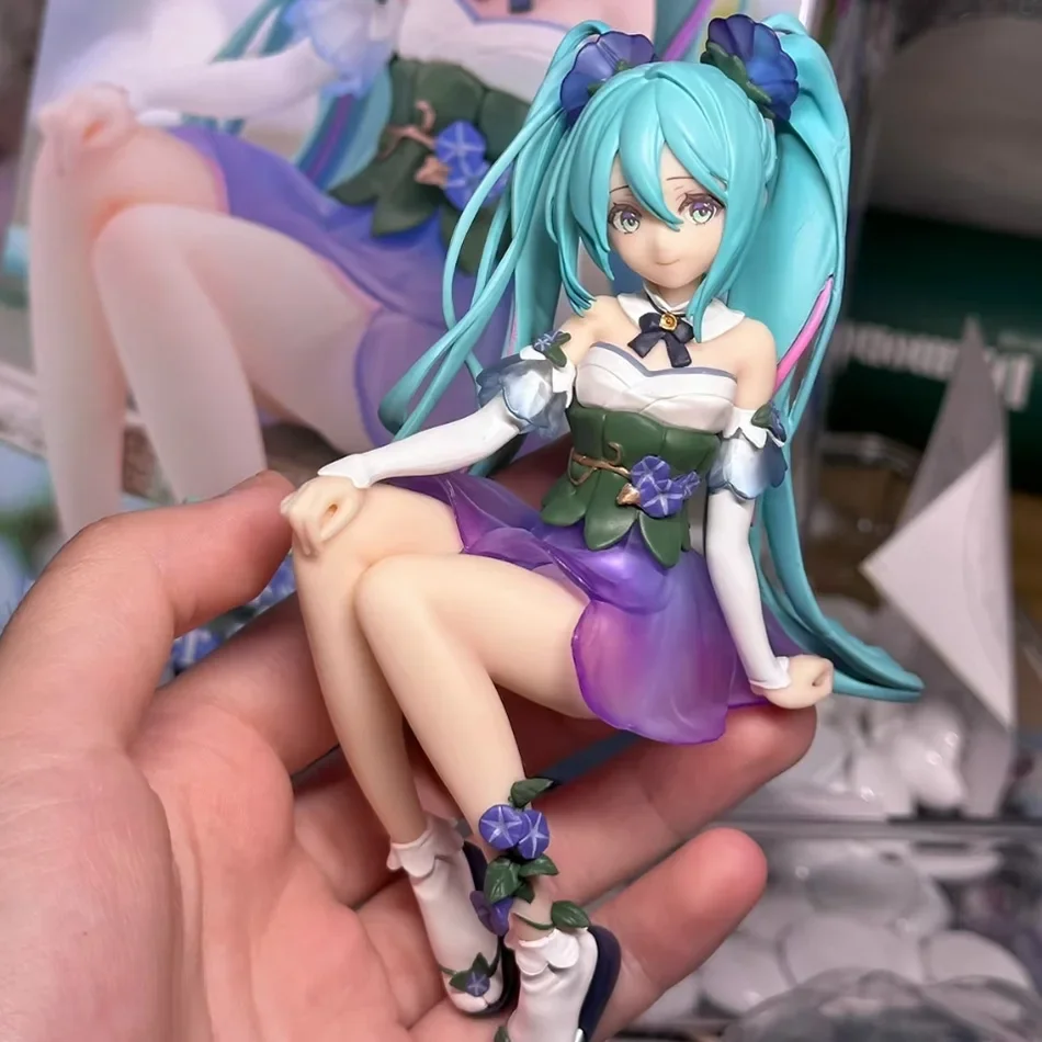 15cm Anime-Figur - Hatsune Miku Morning Glory Fairy Noodle Stopper Actionfigur PVC Sammlermodell Ornament Spielzeug Geschenk