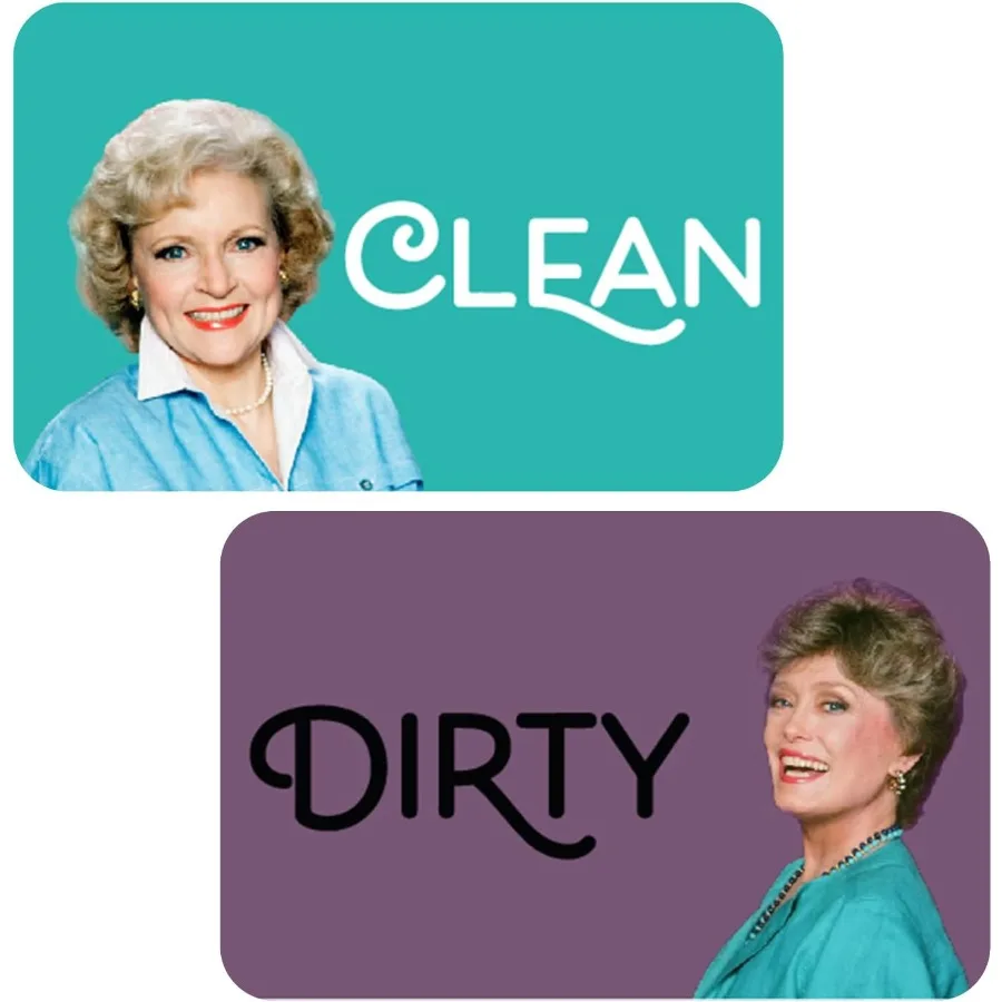 

Магнит для посудомоечной машины Golden Girls, забавный чистый грязный знак, индикатор, универсальный магнитный индикатор для посудомоечной машины для кухни