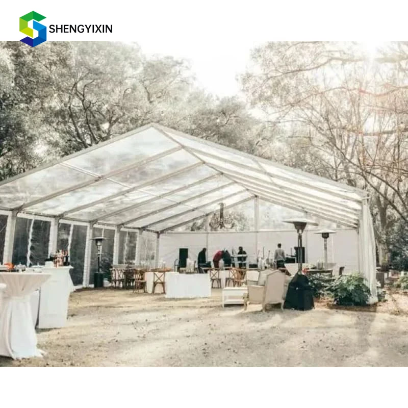 Customized Good-looking Transparent Aluminum Frame A-frame Tents for Wedding Restaurant Events Party