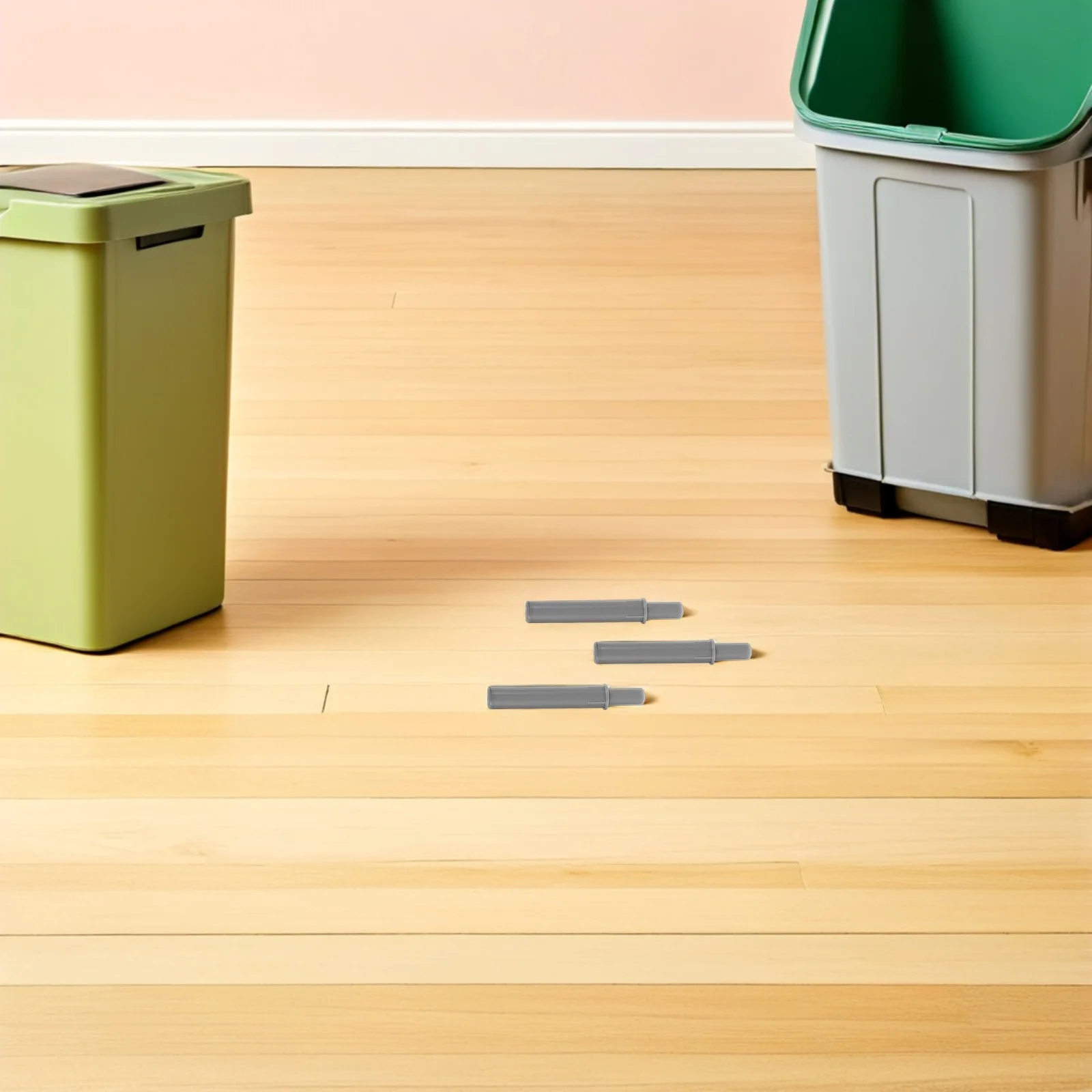 

4pcs Trash Can Replacement Parts Hydraulic Lid Damper Silent Close Mechanism For Kitchen Bathroom Office Bins Wastebasket Repair