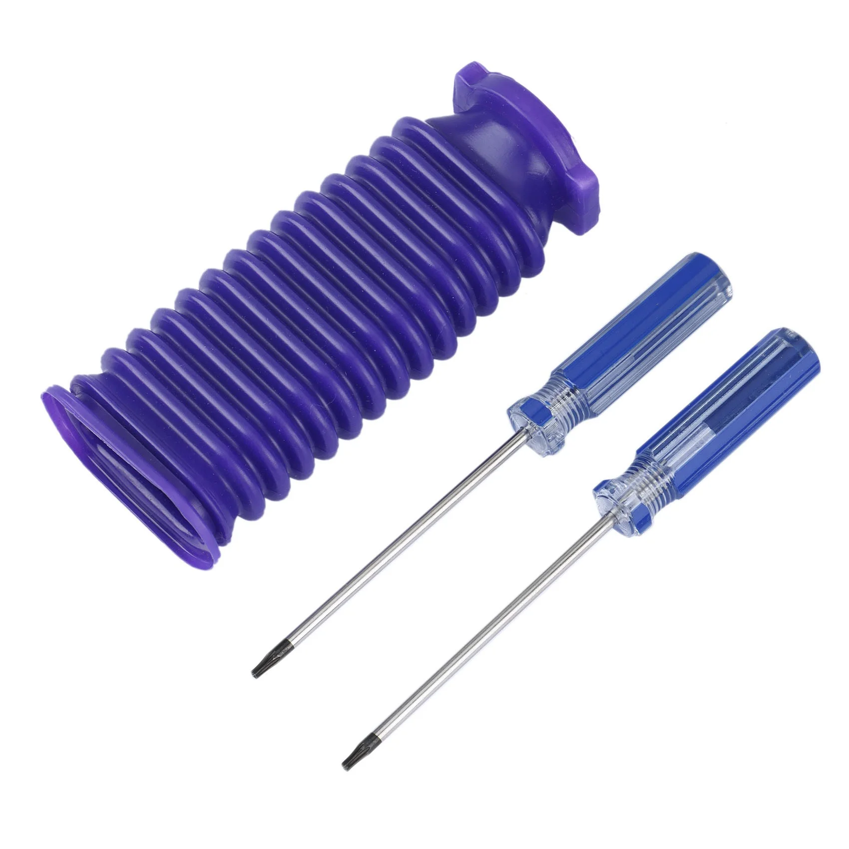 HEIßER Geeignet für Dyson V6 V7 V8 V10 V11 Staubsauger Ersatz Zubehör Weiche Samt Roller Saugkopf Blau Schlauch