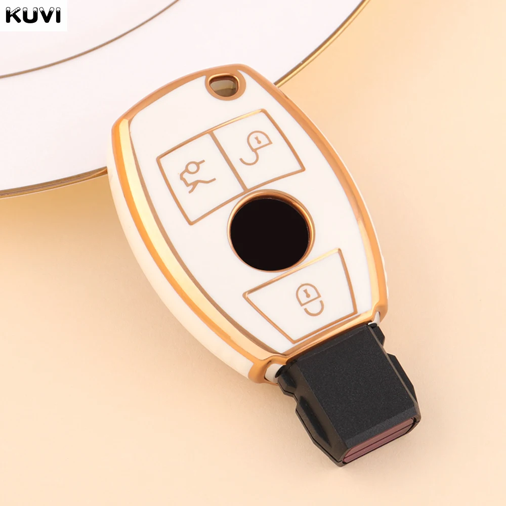 Mode TPU Auto Smart Key Fall Abdeckung Shell Für Mercedes Benz A C E S Klasse GLS GLA GLK GLC CLS CLA W204 W221 W212 W205 W176 W463