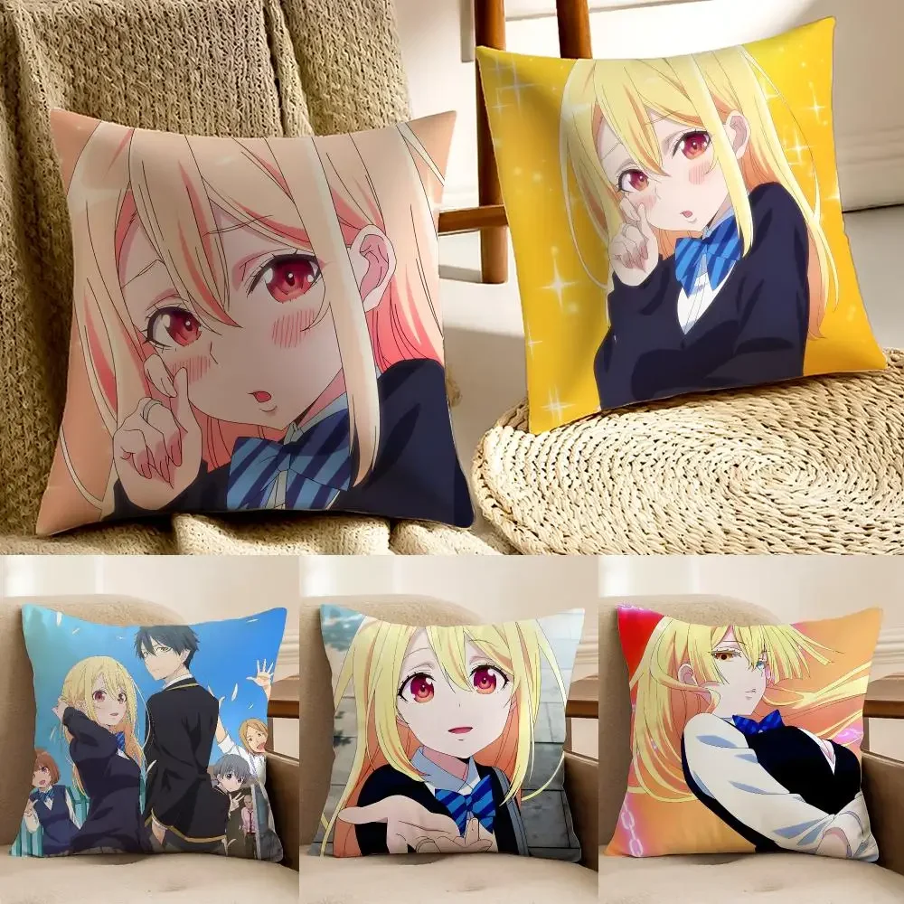 Comedy anime The Foolish Angel Dances with the Devil Cushion Cover Faux fur decorative Dark academia style Cat scratching post