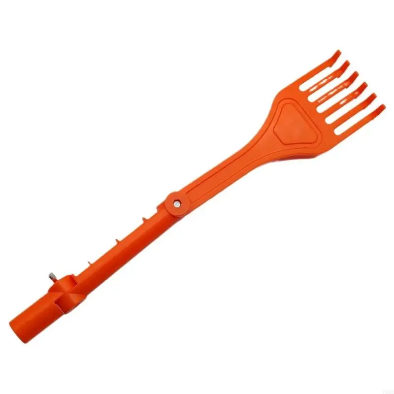 Compact Roof Leaf Removers Branch Rake Tool for Gutters & Garden Maintenance