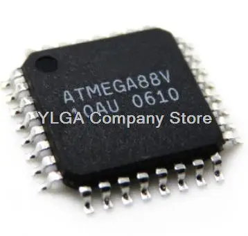 New original ATMEGA88V-10AU QFP-32 car instrument tuning microcontroller   10PCS -1lot