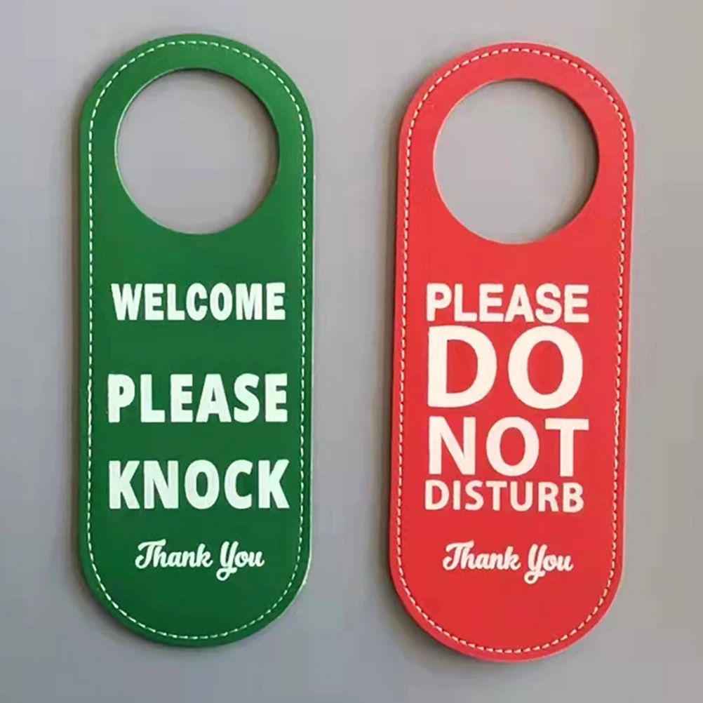 Conference Room Door Sign Signage Hangers Please Knock for Office Signs