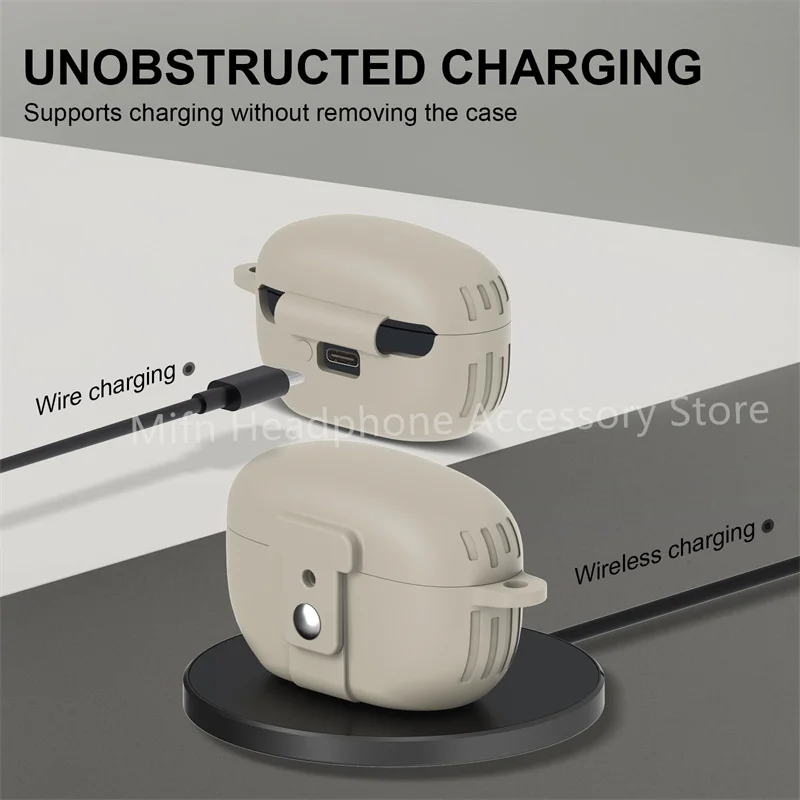 حافظة جلدية لسوني WF-1000XM5 ، غطاء حماية ناعم للرجال ، جلود فاخرة ، سيليكون ، 2023