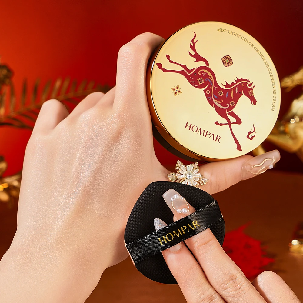 Natural Color Matte Lasting Crown Air Cushion BB Cream Concealer Cosmetics Cover Blemishes air cushion cream light makeup
