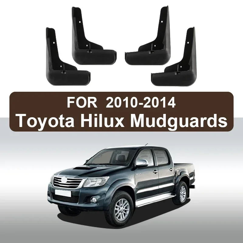 

Mudflaps Mud Flaps Splash Guards Mudguards Front Rear Fender Protector for Toyota Hilux VIGO REVO 1988-2023