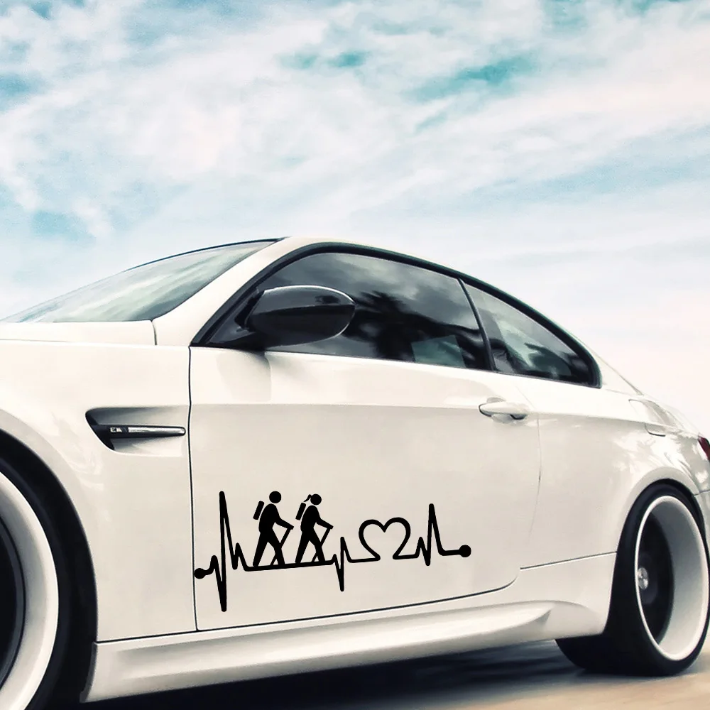 1pc Fashion Couple Car Wrap For Car Body Decor Sigh Car Body Window Auto Decoration Car Styling Stickers And Decals