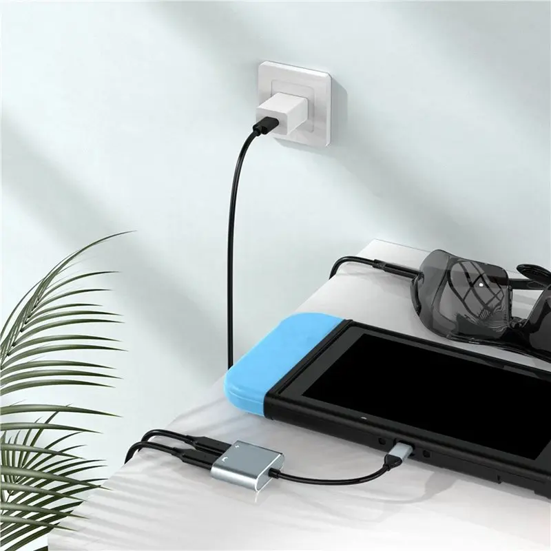 A32T-100W Szybkie Ładowanie USB C do Okularów AR Hub Dokujący Typ C Adapter Ładujący Okulary AR do Okularów AIR/2 — zdjęcie produktu 3