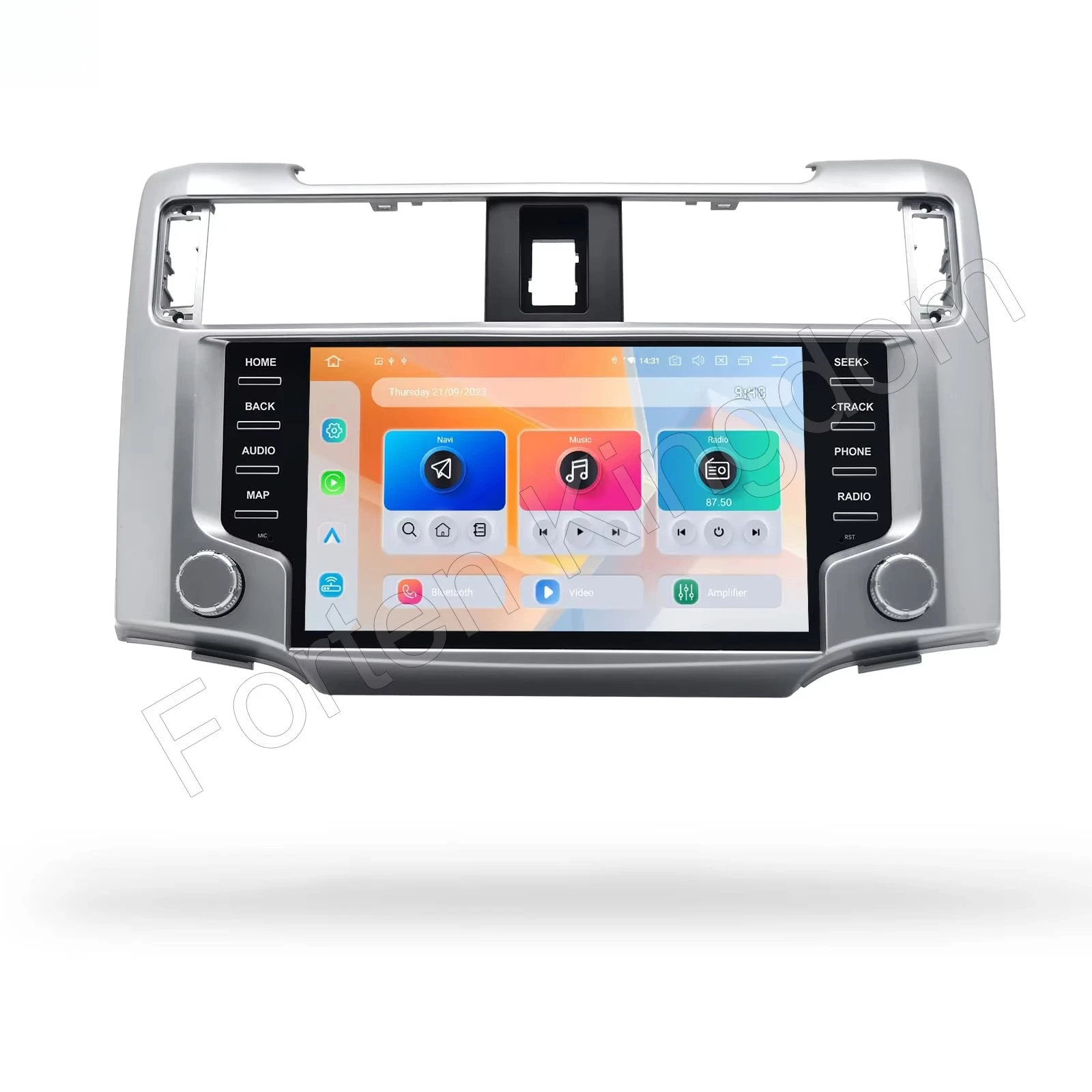 9 Inch QLED Screen Wireless CarPlay & Android Auto GPS Navigation Stereo Head Unit Car Player For 4Runner 2010-2023