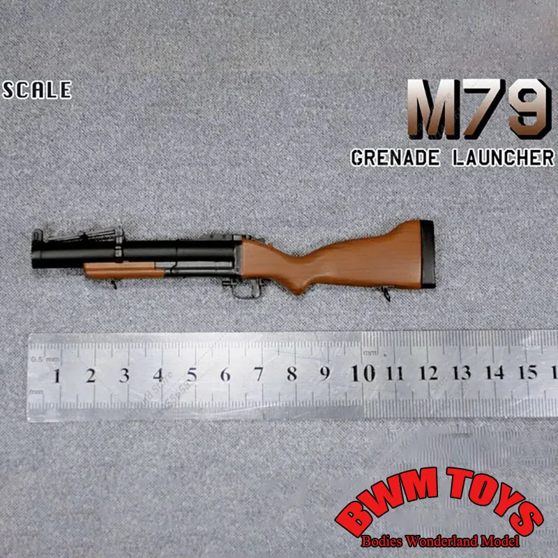 ZYTOYS ZY8039 1/6 Scale Scene Accessories 12cm Plastic M79 Grenade Gun Weapon Model Fit 12'' Soldier Action Figure Body ﻿