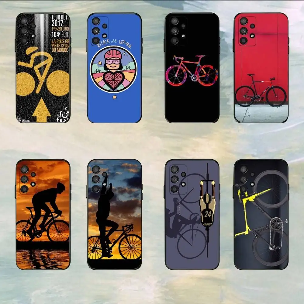 

T-Tour De France Bicycle Exercise Phone Case For Samsung S25,S24,S21,S22,S23,S30,Ultra,S20,Plus,Fe,Lite,5G Black Cover