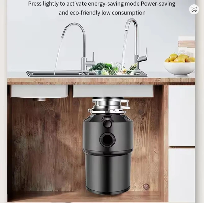 High-Power Garbage Disposer 220V Household Food Processor Kitchen Waste Grinder Efficient Bone Crushing
