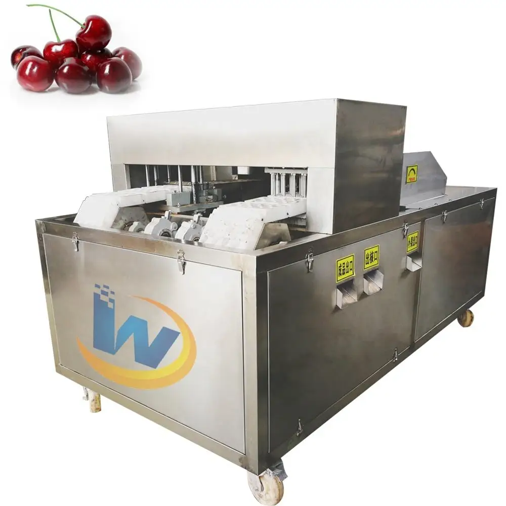 Automatic Commercial Cherry Pitting Machine Auto Industrial Seed Removal Machine Professional Electric Cherries Stone Pi Machine