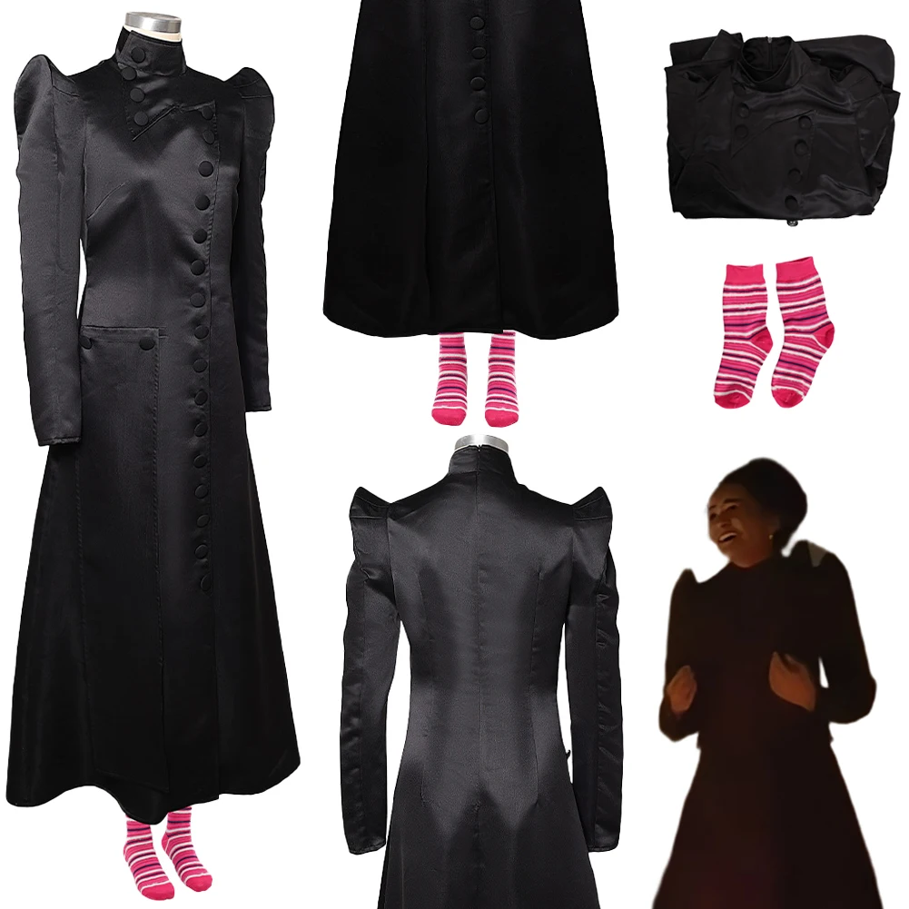 فانتازيا ويكيد 2 نيساروز تأثيري فستان أسود 2025 فيلم Disfraz زي المرأة الخيال هالوين كرنفال ملابس للحفلات #1