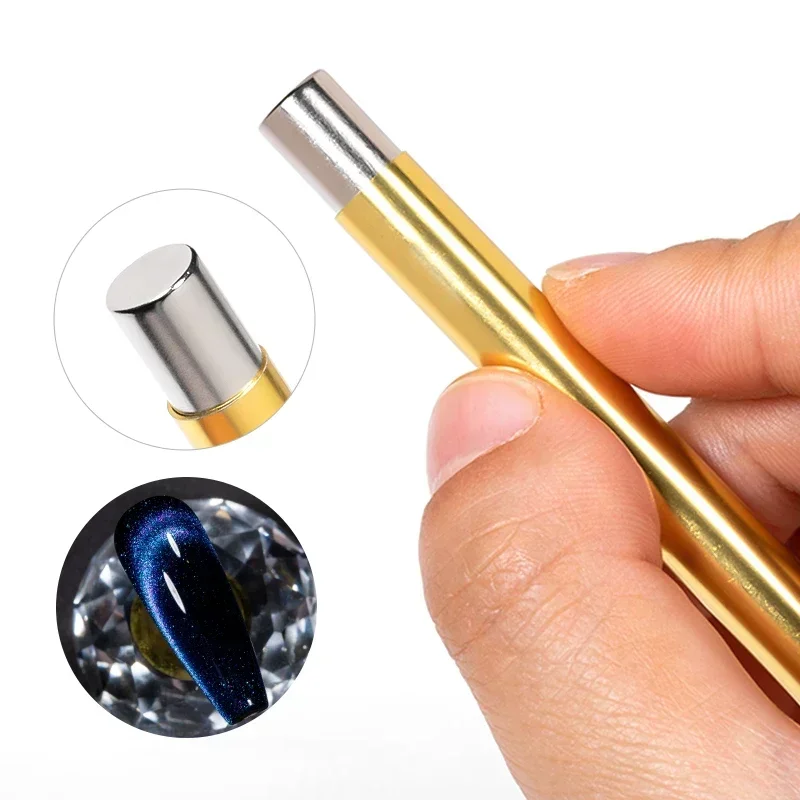 3D Kat Magnetische Nail Art Pen 3 Kleuren Sterke Magnetische Stok voor DIY Gel Polish Nagels Schilderen - UV Gel Magic Manicure Gereedschap