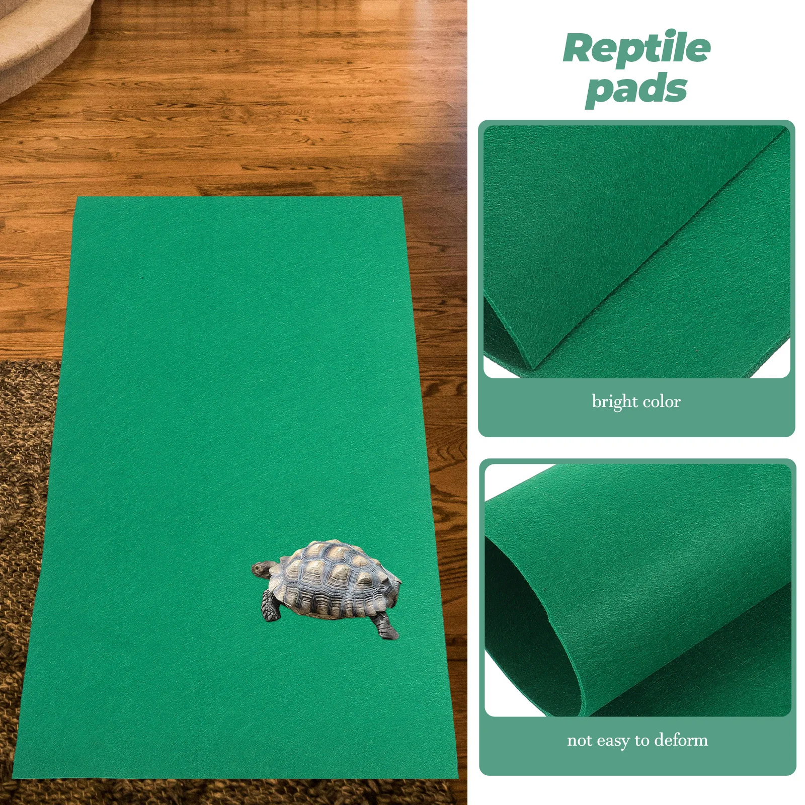 

80x40cm Anti Slip Reptile Bedding Tough Waterproof Pad for Terrarium Use Perfect for Climbing and Warming Reptile Pads