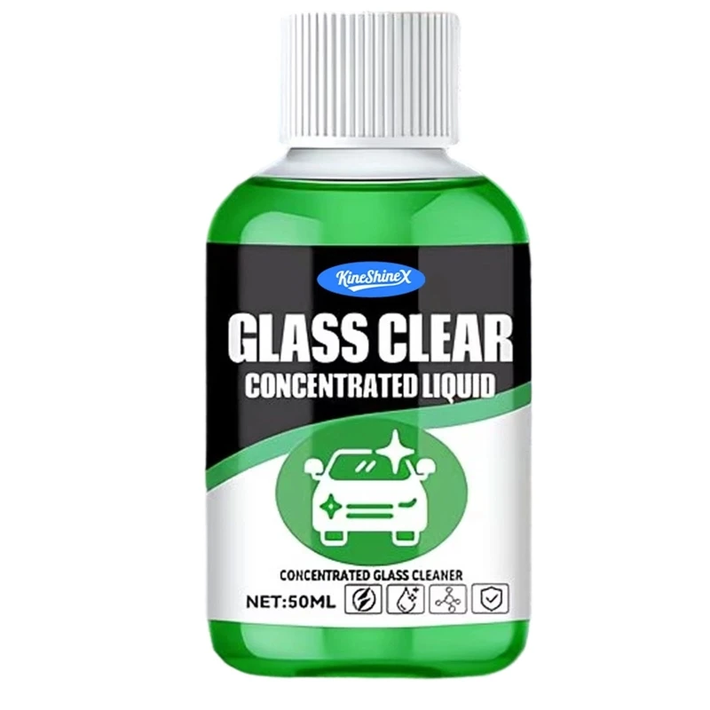 D8KE Car Glass Cleaning Concentrate 50 Windshield Washer Refill Liquid, Mix with Water for Routine Windshield Care and Clear
