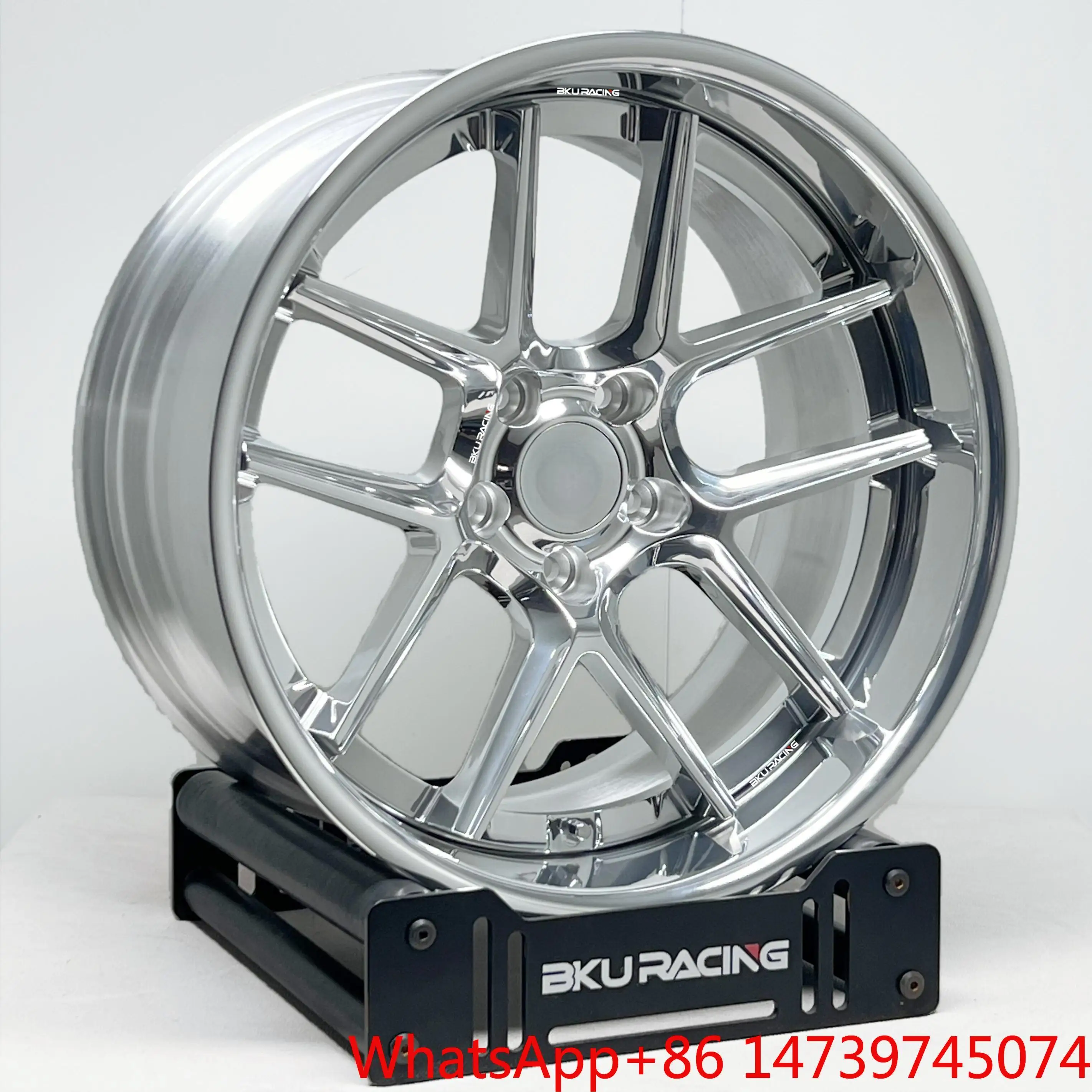 Performance WheelsBku 2 Piece Forged 5X115 Wheels For Dodge Challenger SRT Hellcat Rims 18 19 20 Inch 12J Custom Widebody Alloy