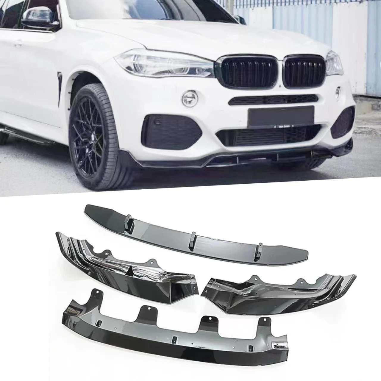 Подходит для моделей BMW X5 F15 Darth Vader 14-19 годов с передней губой и лопаткой