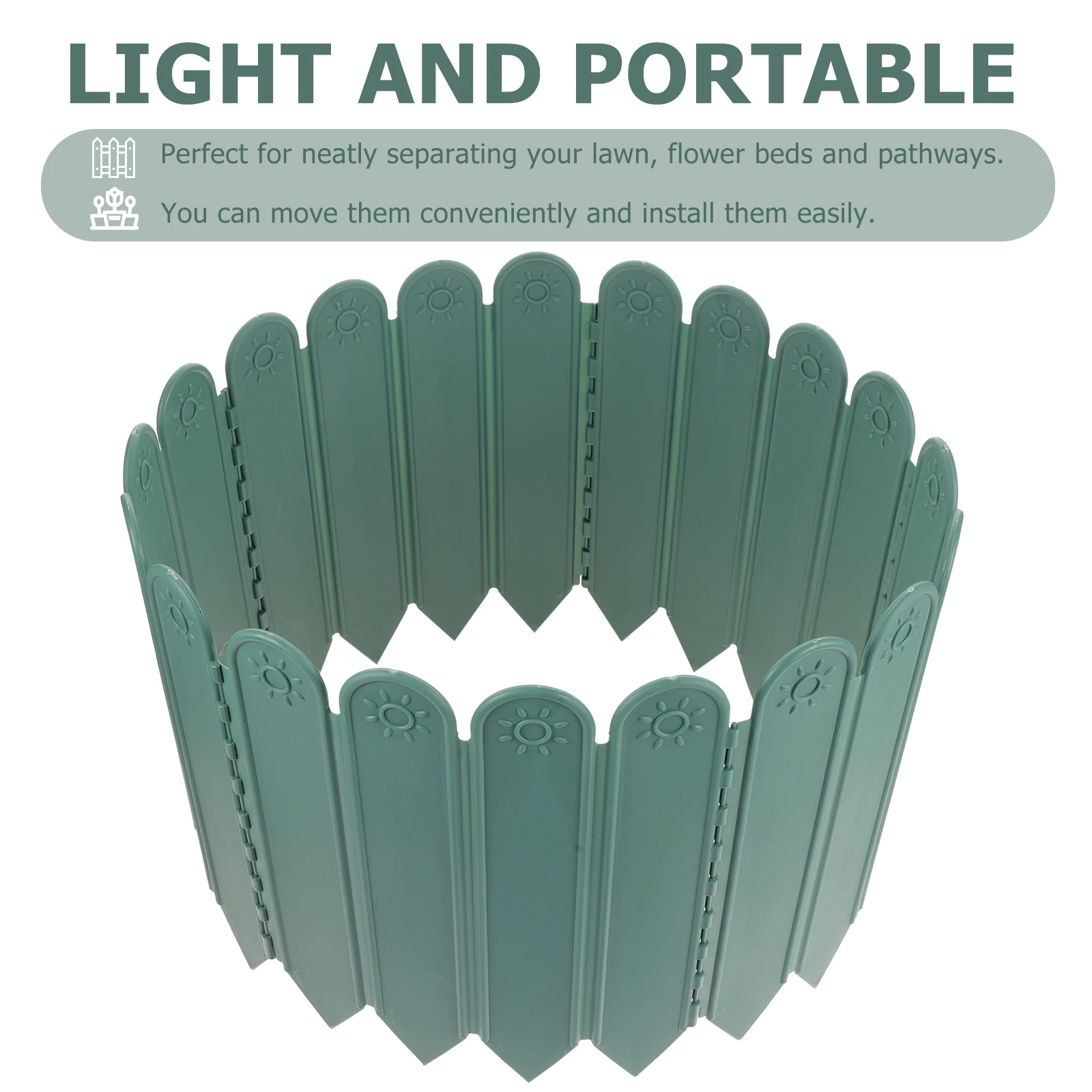 

Fence Landscape Fencing Garden Panel Outdoor Fences Dog Barrier Edging Border Plastic