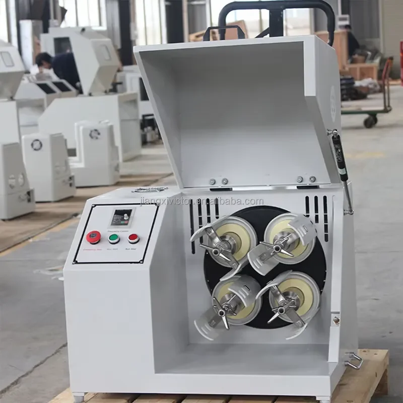 i Nano Scale Light Type Horizontal Planetary Ball Mill, Porcelain Ceramic Jar Laboratory Ball Mill Machine with 500/1/1.5L*4