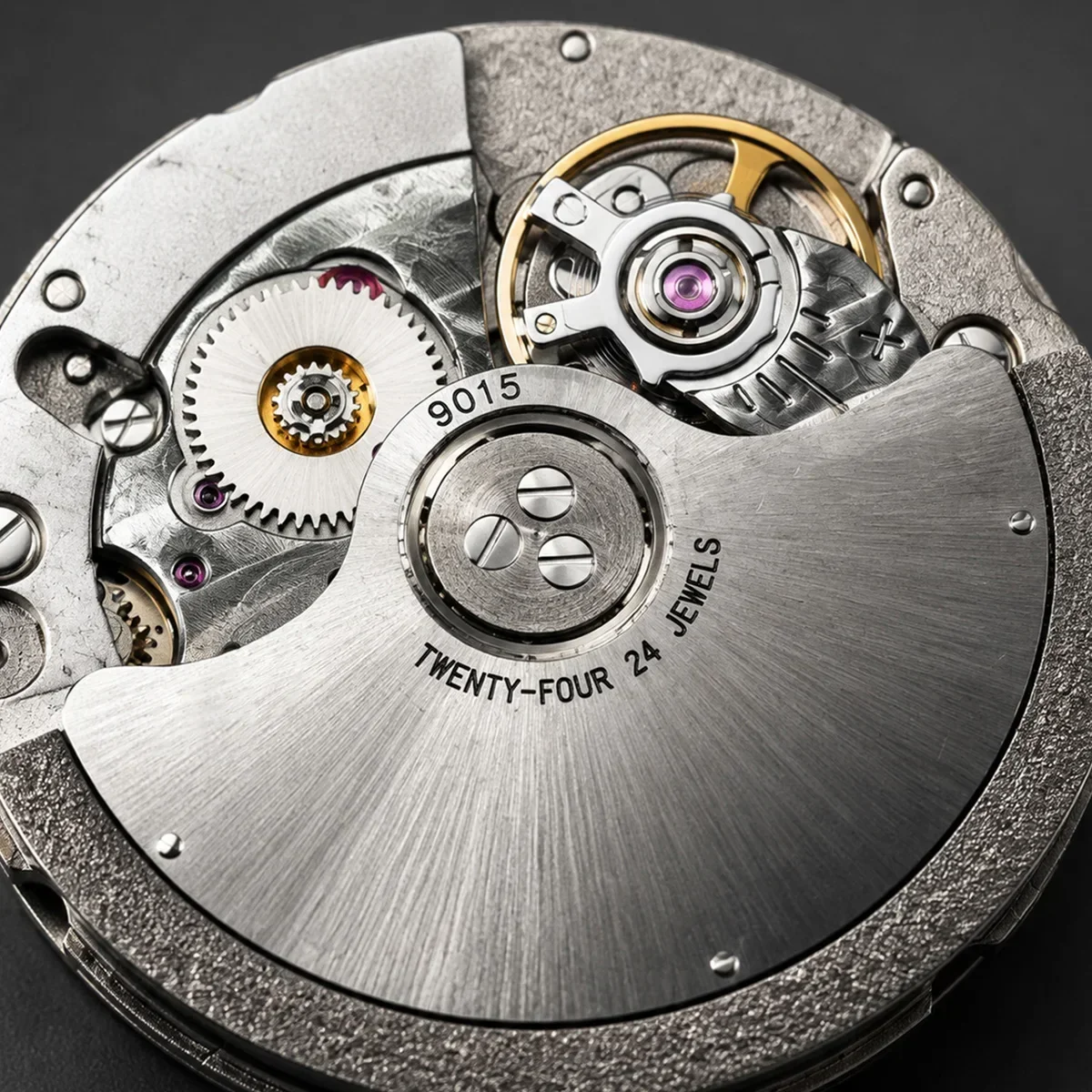 Japan Original for Miyota 9015 Mechanical Movement Ultra Thin 24 Jewels Automatic Self-winding Replacement Mechanism 3 O'clock