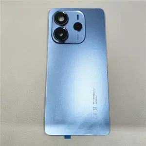 Bilashmart Redmi Note 14 4G Battery Cover Back Glass Panel Rear Housing Case With Camera Lens Repair Parts