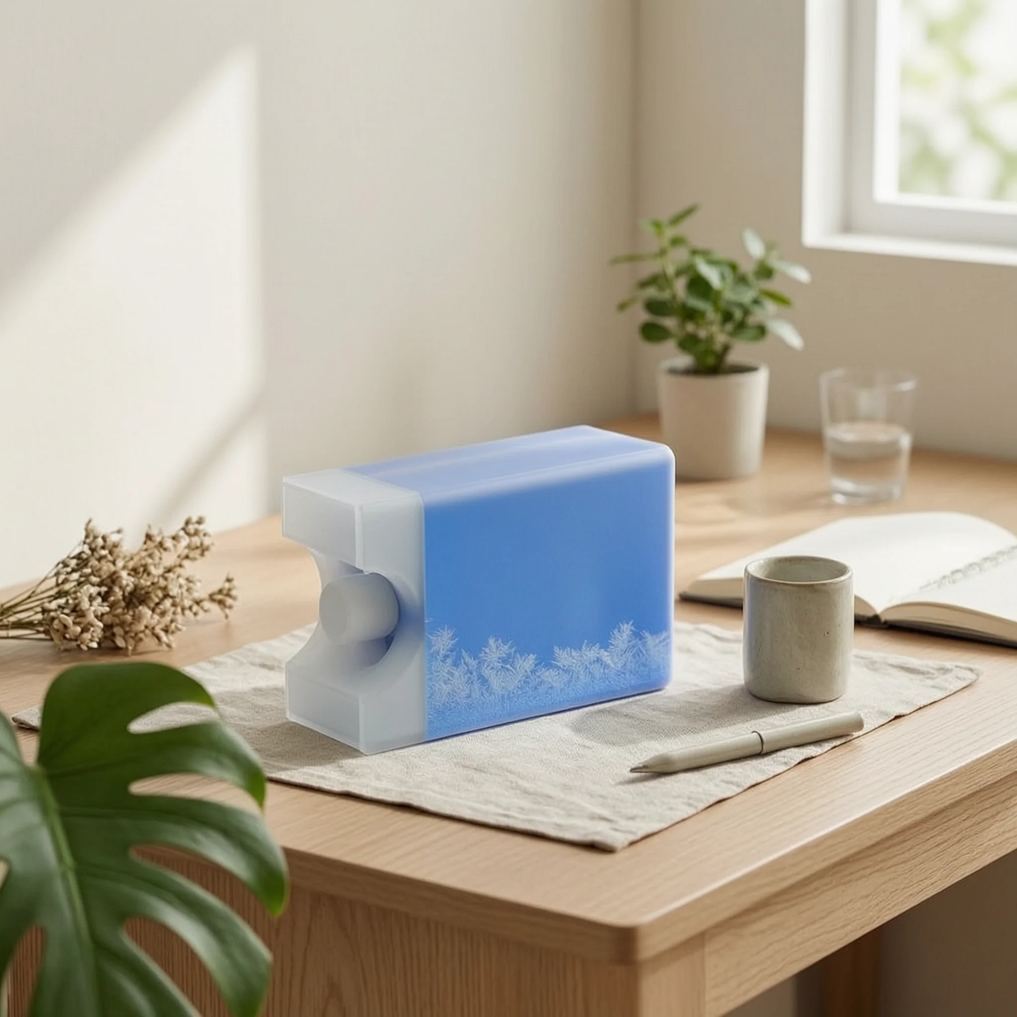 10 Pieces Ice Crystal Boxes No-Fill Ice Crystal Box Cooling Box Compatible Freezer Blocks Hard-Shell for Pet Owners