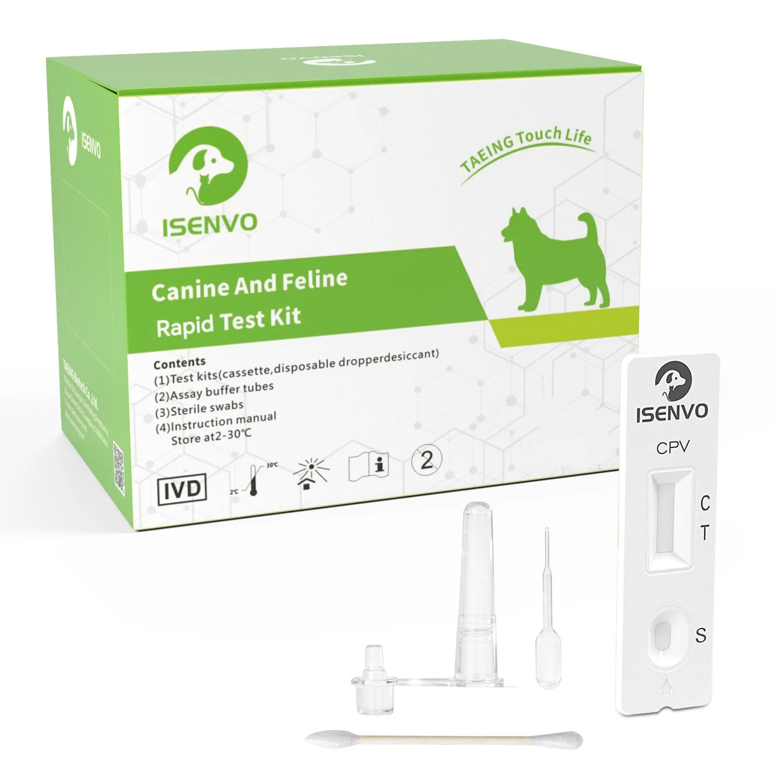 2pcs-cpv-canine-test-kit-home-tests-test-paper-dog-disease-detection-card-canine-home-health-detection-test
