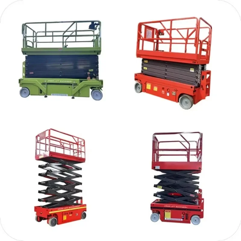 4-18m Rough Terrain Self Propelled Track Scissor Lift Mobile Hydraulic Electric Lifting Scaffold Work Platform ATV