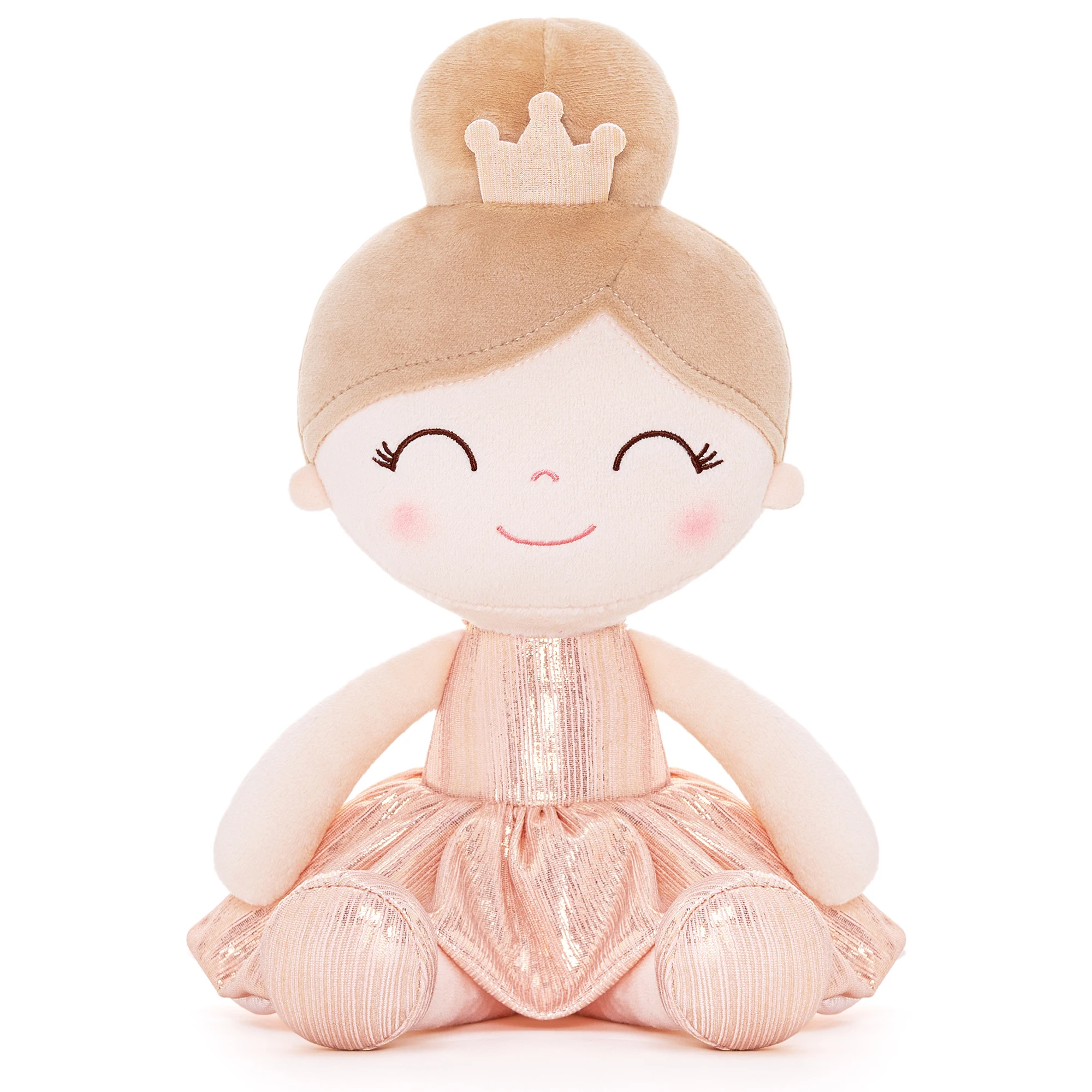 Gloveleya Plush Toys Girl Gifts for Kids Soft Toys Girl‘s Birthday Gift Glitter Crown Series 30 cm