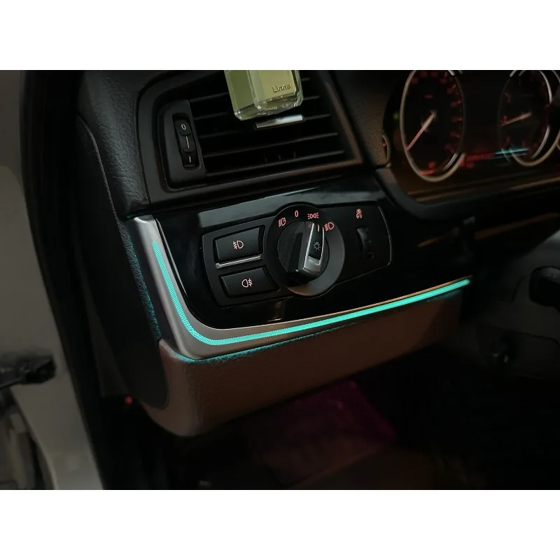 Tweeter Integrated Galaxy Dynamic LED Atmosphere Lamp, 64 Color Interior Ambient Strip Fit 2011-2017 F10 F11 Mid Sedan Full Car