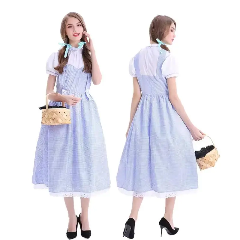 loween Role Plang チアードスカート 女性用コスチューム 伝統的な中国の民族ステージパフォーマンス服 2024年春