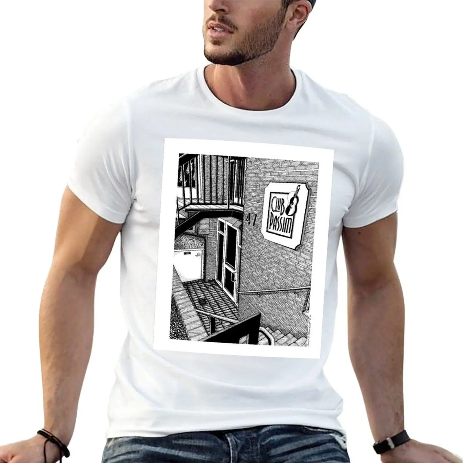 Club Passim - Cambridge T-Shirt anime Funny t-shirts sweat shirts, men