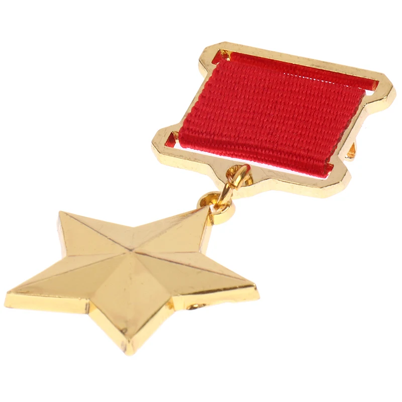 C 1PC new Medal Souvenir Collection CCCP Work Labor Star Russia USSR Badge Lapel Pins Metal Badge