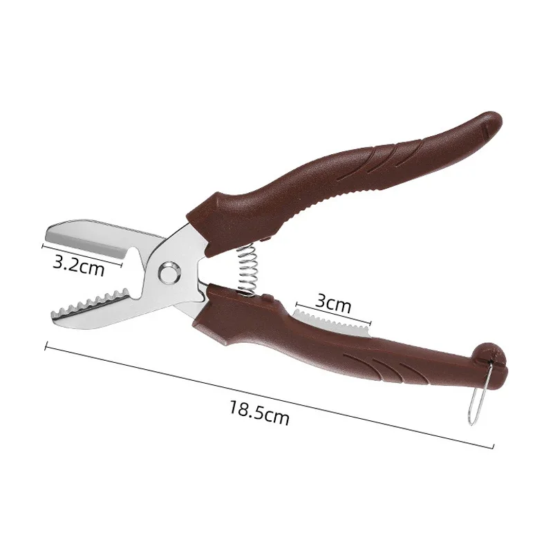 Creative Chestnut Clip Stainless Steel Walnut Clip Multi-functional Sheller Chestnut Peanut Opener Kitchen Tools Cutter Gadgets