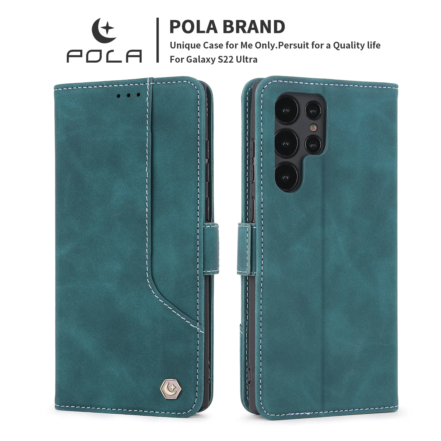 S22Ultra Retro Leather Case For Samsung Galaxy S22 Ultra S21 S20 FE S10 S10e S9 Plus Note 20 Ultra 10 9 Funda Flip Wallet Case