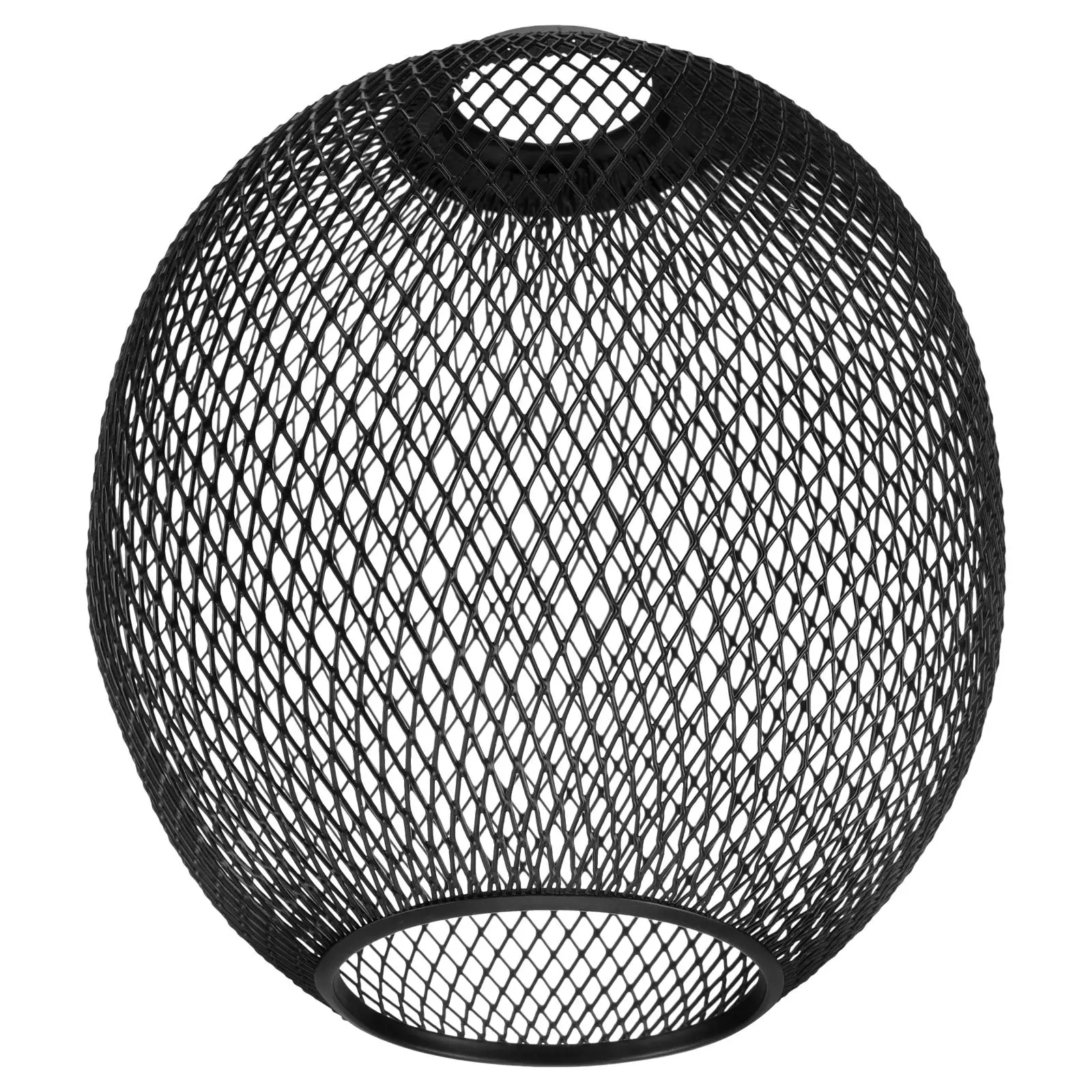 

Geometric Lampshade 16x21 Cylinder Metal Pendant Light Shade Wire Mesh Guard for Home Restaurant Decorative Shades