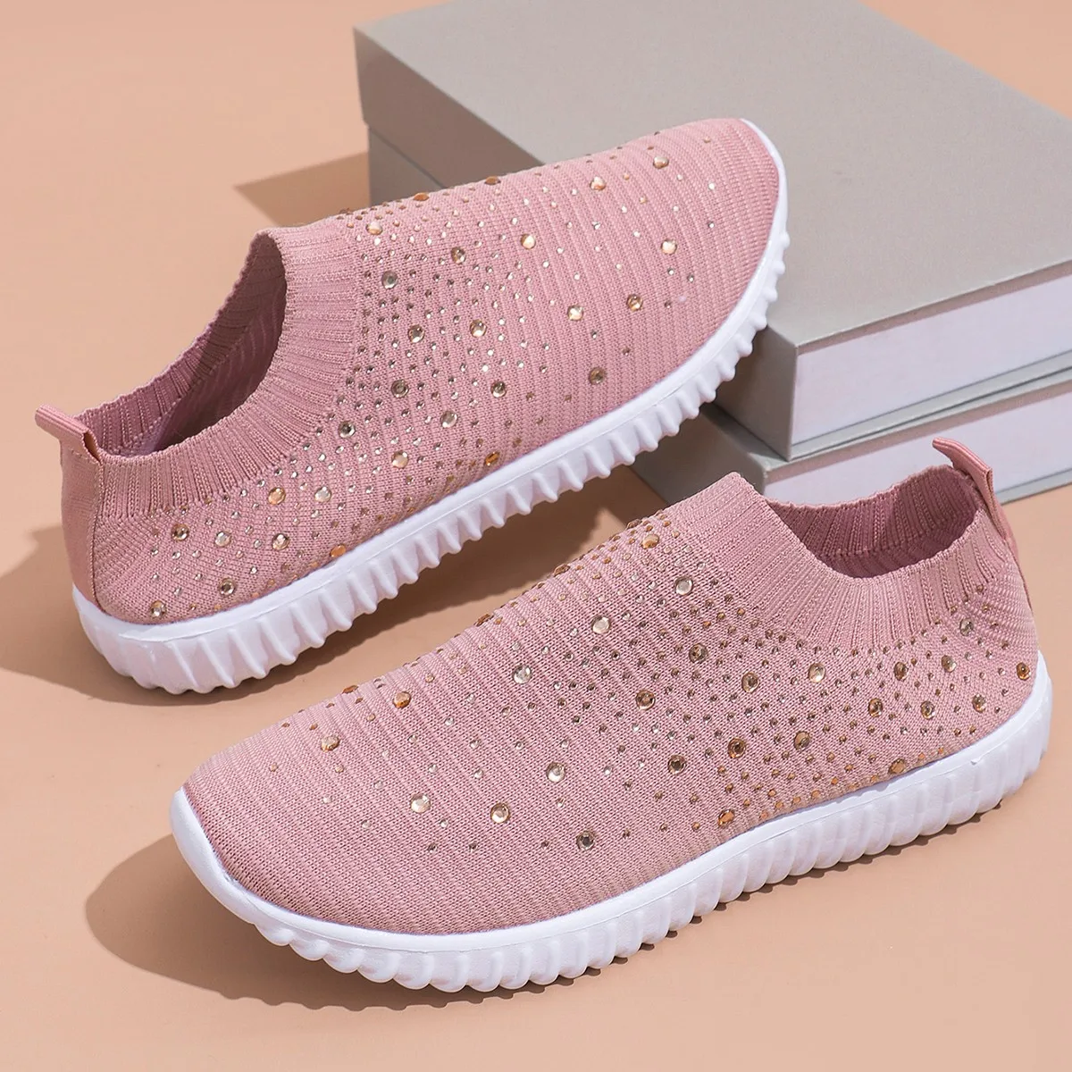 Women Flat Sneakers Spring and Autumn Comfortable Loafers Casual Round Toe Shallow Sneakers Fashion Outdoor Shoes for Women