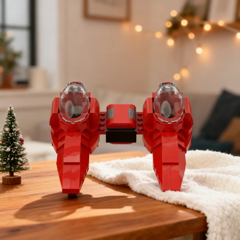 216pcs MOC Star Battle Twin Pod Cloud Car Bespin Motors Storm IV Model Christmas Gift Creative For Lovers DIY
