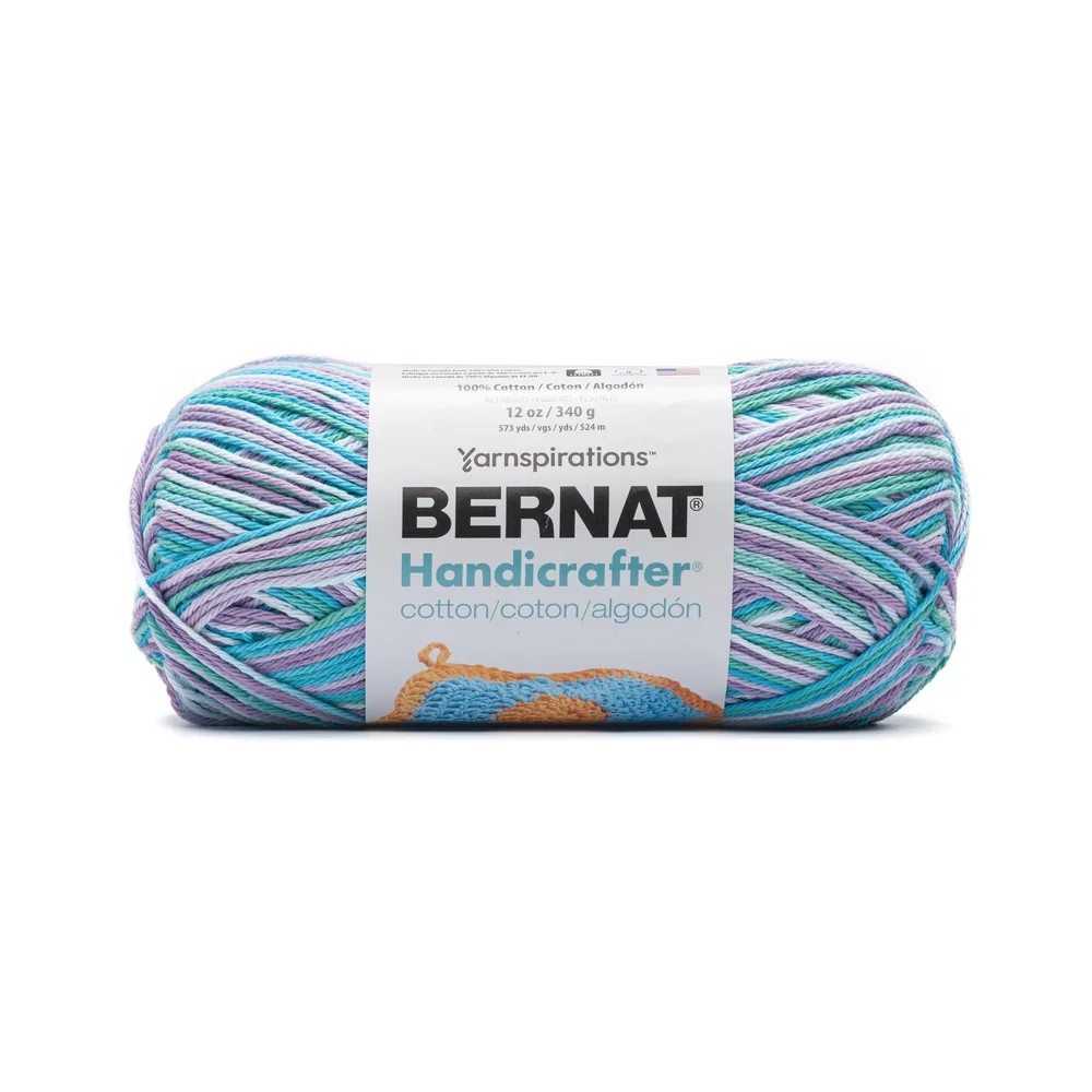 ® Handi Cotton BB™ #4 Worsted Medium Cotton Yarn Beach Ball Blue 12oz/340g 608 Yards
