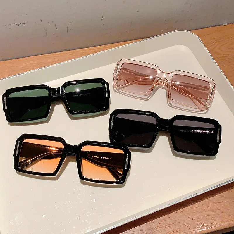New Vintage Square Sunglasses Women Men Luxury Brand Small Round Sun Glasses Female Eyewear Oculos De Sol for Male Female