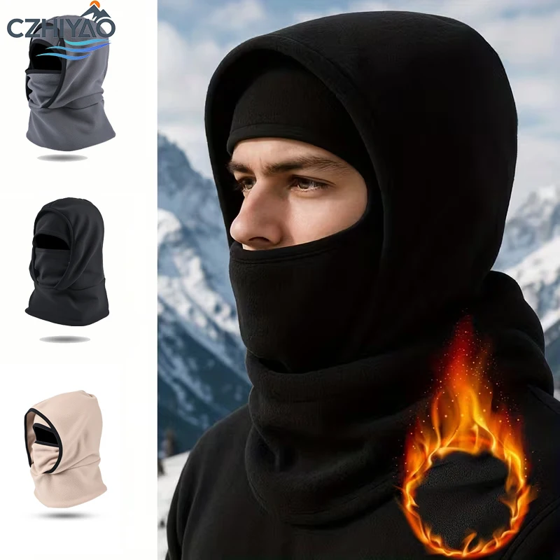 

CZHIYAO 1pc Winter Outdoor Warm Hat/Head Cover/Piece Hat,Two-Layer Hat Design,Balaclava Hat,Suitable for Cycling/Skiing/Fishing