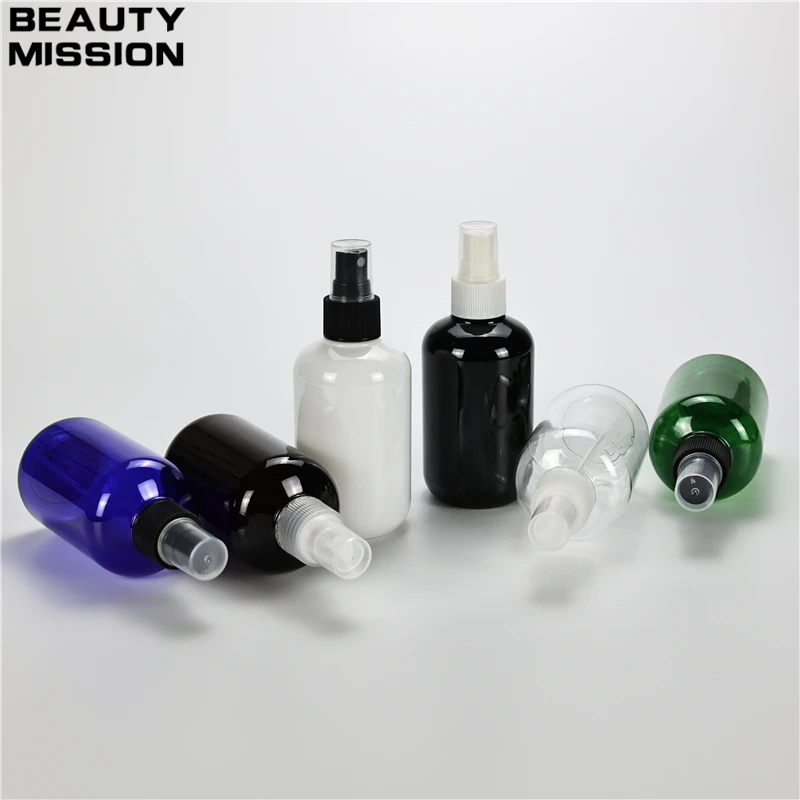 

Multicolor 200ML X 25 Portable Travel Plastic Empty Fine Mist Spray Bottles Handwashing Spray Atomizer Cosmetics PET Containers