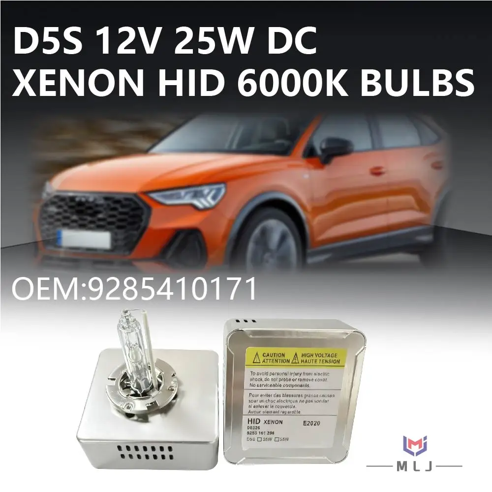 D5S 12V 25W DC 9285410171 9285161296 Xenon HID 6000k Bulbs For Audi Q3 A3 Q5 Q7 Ford TRANSIT 150 250 350 KIA JEEP ALFA PH DRL
