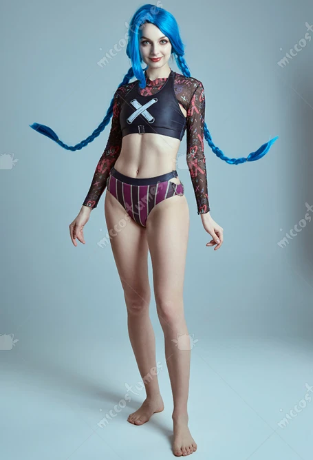 

MEOWCOS Women Sporty Bikini Set Stripe Two-Piece Swimsuit Sexy Bathing Suit with Mesh Long Sleeves Printed Cover-Up