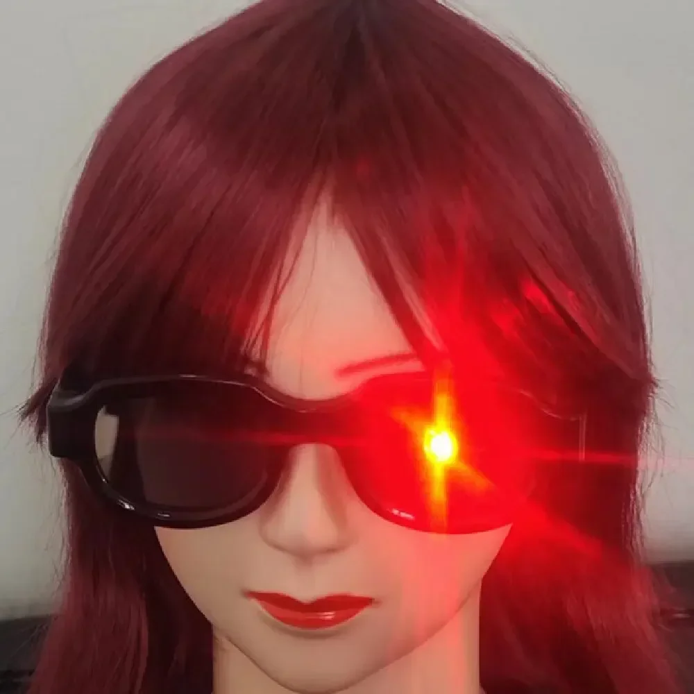 LED Conan Same Luminous Glasses Funny Performance Glasses USB Charging Cosplay Glasses Props Bar Light Dance Party Supplies image 5